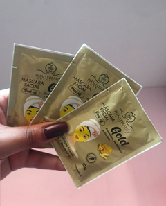 Máscara facial - Gold - Sachê