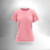 Camiseta Basics Feminina Simbolo Bordado Rosa Bebe