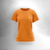 Camiseta Basics Feminina Simbolo Bordado Laranja