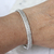 Bracelete Cravejado com zircônias e banho de ródio branco - comprar online