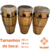 Trio de Congas Tradicionais – Verniz incolor - comprar online