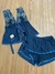 Baby Doll Sensual em Tule e Renda -Azul