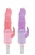 Vibrador Bastão com estimulador Clitoriano 19 X 3Cm - Rosa ou Roxo