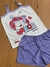 Baby Doll ADULTO com Estampa - ROXO - comprar online