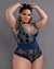 Body Plus Size sem Bojo - Azul