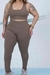 Calça Legging em Poliamida Reforçado Plus Size Alta Compressão - Pink na internet