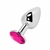 Plug M em Metal 8,2 X 3,4 cm - Pink