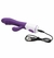 Vibrador Dupla Estimulação Clitóris e Ponto G 30 Modos de Vibração Recarregável - Roxo