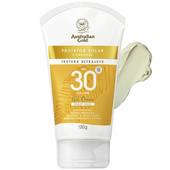 Protetor Solar Australian Gold Gel Creme Fps30 120g