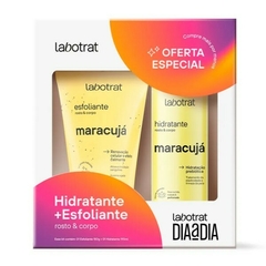 Kit Maracujá Rosto e Corpo Dia A Dia Hidratante 190Ml e Esfoliante 150Ml Labotrat