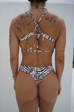 Tanga Asa Delta Chloe Zebra - Nanda Beachwear