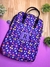 Case / bolsa para notebook lilás floral - loja online