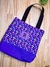 Ecobag floral roxo