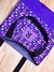 Ecobag floral roxo - comprar online