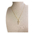 Corrente 45cm Crucifixo Ouro 18k - 0228 na internet