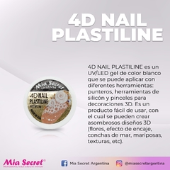 Gel plastilina 4d mia secret (Blanco) - comprar online