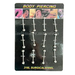 Piercing para lengua x12