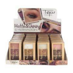 Paleta de sombras matte & shinning 3 colores Tejar