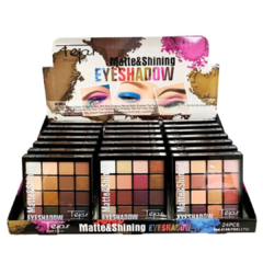 Paleta de sombras matte & shinning 16 colores Tejar