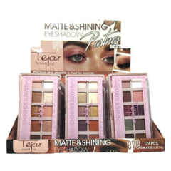 Paleta de sombras matte & shinning 10 colores Tejar