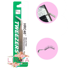 Pinza curva tweezers