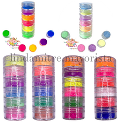 Pigmento tubo x6 colores