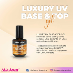 Luxury base & top gel MIA SECRET - comprar online