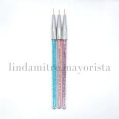 Set pincel liner x3