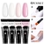 Kit de gel para extensão de unhas LILYCUTE 15ml Soak Off Gel UV acrílico branco transparente Nai