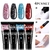 Kit de gel para extensão de unhas LILYCUTE 15ml Soak Off Gel UV acrílico branco transparente Nai - lojas sensey