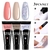 Kit de gel para extensão de unhas LILYCUTE 15ml Soak Off Gel UV acrílico branco transparente Nai - lojas sensey