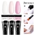 Kit de gel para extensão de unhas LILYCUTE 15ml Soak Off Gel UV acrílico branco transparente Nai - comprar online