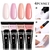 Kit de gel para extensão de unhas LILYCUTE 15ml Soak Off Gel UV acrílico branco transparente Nai