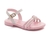 Sandália Infantil Suami Mini Branco / Rosa Claro 177 Klin