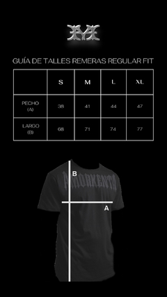 REMERA "ARKHAM" NEGRA - tienda online