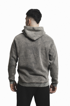 HOODIE "ARACHNID" WASHED GRIS - tienda online