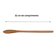 Colher de Arroz Grande Pau Talher para Servir 37 cm - loja online