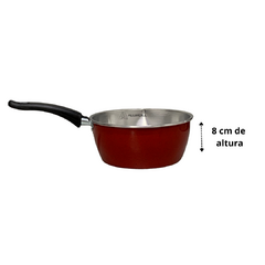 Panela Japi Cacarola Frigideira com Cabo N°18 Pop Vermelho Pintinha - comprar online