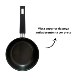 Frigideira Para 1 Ovo Frita Ovo Alumínio Antiaderente Teflon 13 Cm Azul com Preto Cabo de Baquelite - Lojas de Panelas | Alumdill