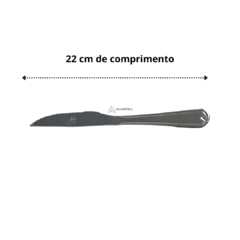 Kit com 6 Facas Talher em Aço Inox Grande Sopa Bar Buffet Faqueiro Cozinha Utensilios - comprar online