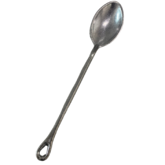 Colher de Arroz Grande Alumínio Fundido Batido Talher para Servir 33 cm