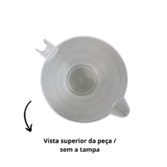 Jarra de Suco Para Agua Redonda de Plastico Transparente 2 Litros com Tampa Laranja na internet