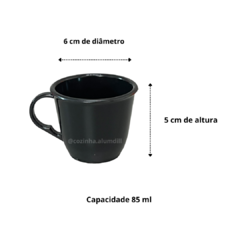 Cantinho do Café Bandeja com 6 Xicaras em Acrilico Preto Chá Kit Conjunto Jogo na internet