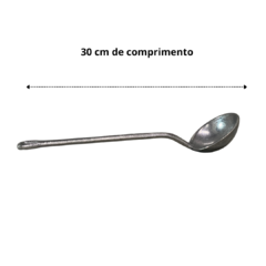 Concha de Feijão Sopa Grande Alumínio Fundido Batido Talher para Servir 33 cm - Lojas de Panelas | Alumdill