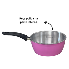 Panela Japi Cacarola Frigideira com Cabo N°18 Pop Rosa Pink - Lojas de Panelas | Alumdill