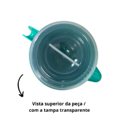 Imagem do Kit Jogo Conjunto Jarra de Suco Para Agua Redonda de Plastico + 4 Copos 2 Litros Verde