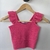 Cropped Tricot Modal Pink