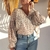 Camisa Em Crepe Georgete Animale - loja online