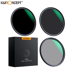 K&F Concept ND8 ND64 Filtro de Lente CPL Filtro Polarizador de Densidade Neutra - comprar online