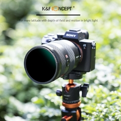 K&F Concept HD Fixo ND64 Filtro Lente de Câmera Multicamada Nano X Filtro de Revestimento Densidade 49mm 52mm 58mm 62mm 67mm 72mm 77mm 82mm - loja online